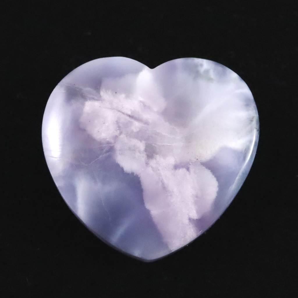 パープルラリマー 25mmハートシェイプ カボション ルース 8.7g *希少* #57582 | 4枚目