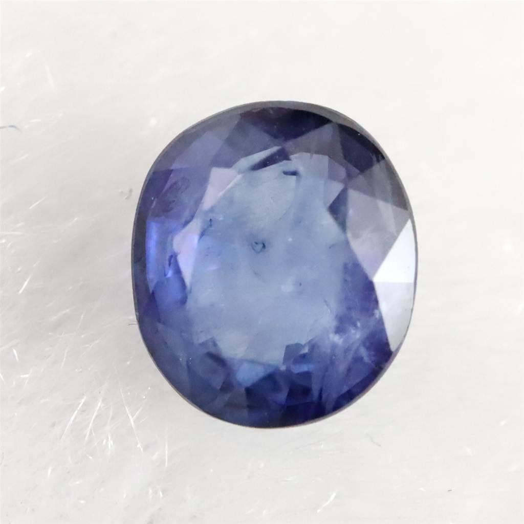 オーストラリア産サファイア オーバル ルース 0.8ct #284641枚目の画像