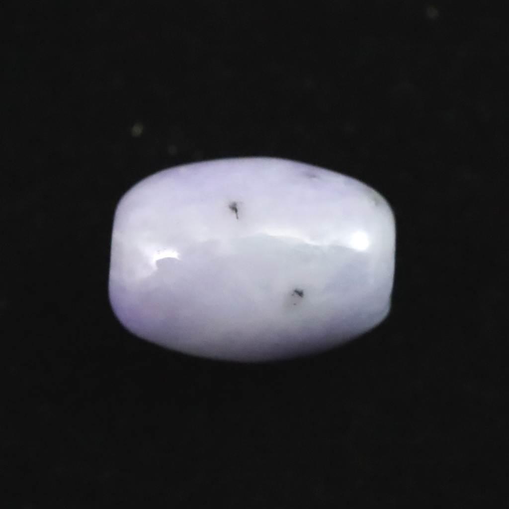 糸魚川翡翠 ヒスイ 小滝産 ラベンダー 9.7mm管玉 ビーズ ディレクトリカード付 0.86g #77455 | 4枚目