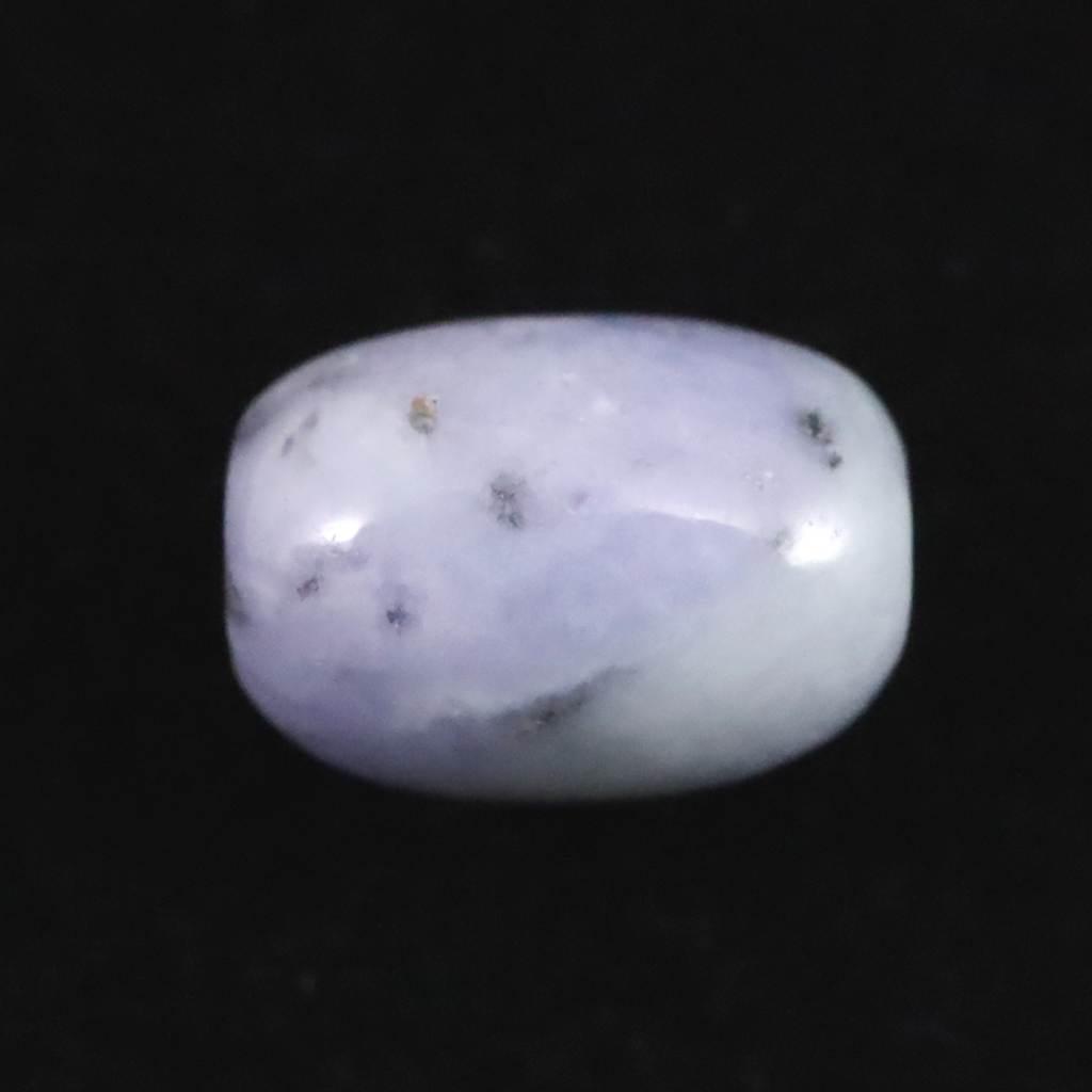 糸魚川翡翠 ヒスイ 小滝産 ラベンダー 9.5mm管玉 ビーズ ディレクトリカード付 0.84g #11054 | 2枚目