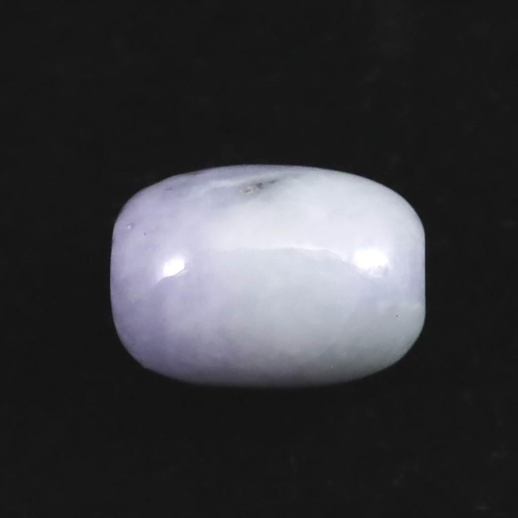 糸魚川翡翠 ヒスイ 小滝産 ラベンダー 9.5mm管玉 ビーズ ディレクトリカード付 0.84g #11054 | 3枚目