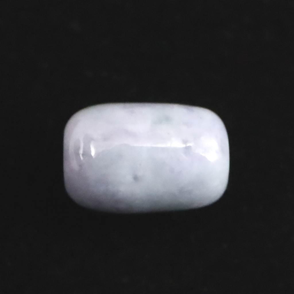 糸魚川翡翠 ヒスイ 小滝産 ラベンダー 9.6mm管玉 ビーズ ディレクトリカード付 0.85g #73355 | 2枚目