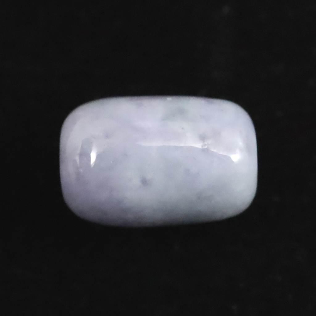 糸魚川翡翠 ヒスイ 小滝産 ラベンダー 9.6mm管玉 ビーズ ディレクトリカード付 0.85g #73355 | 4枚目