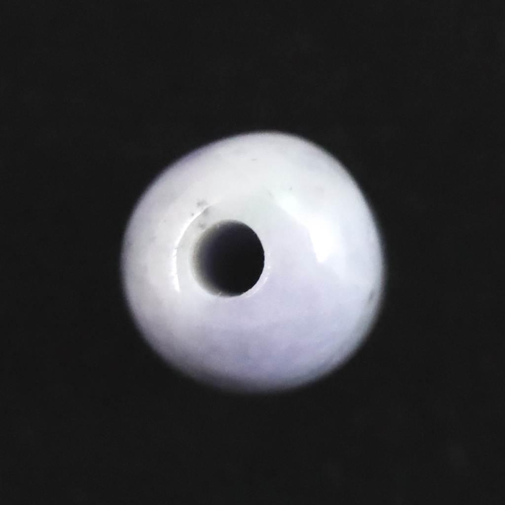 糸魚川翡翠 ヒスイ 小滝産 ラベンダー 10mm管玉 ビーズ ディレクトリカード付 0.87g #54454 | 5枚目