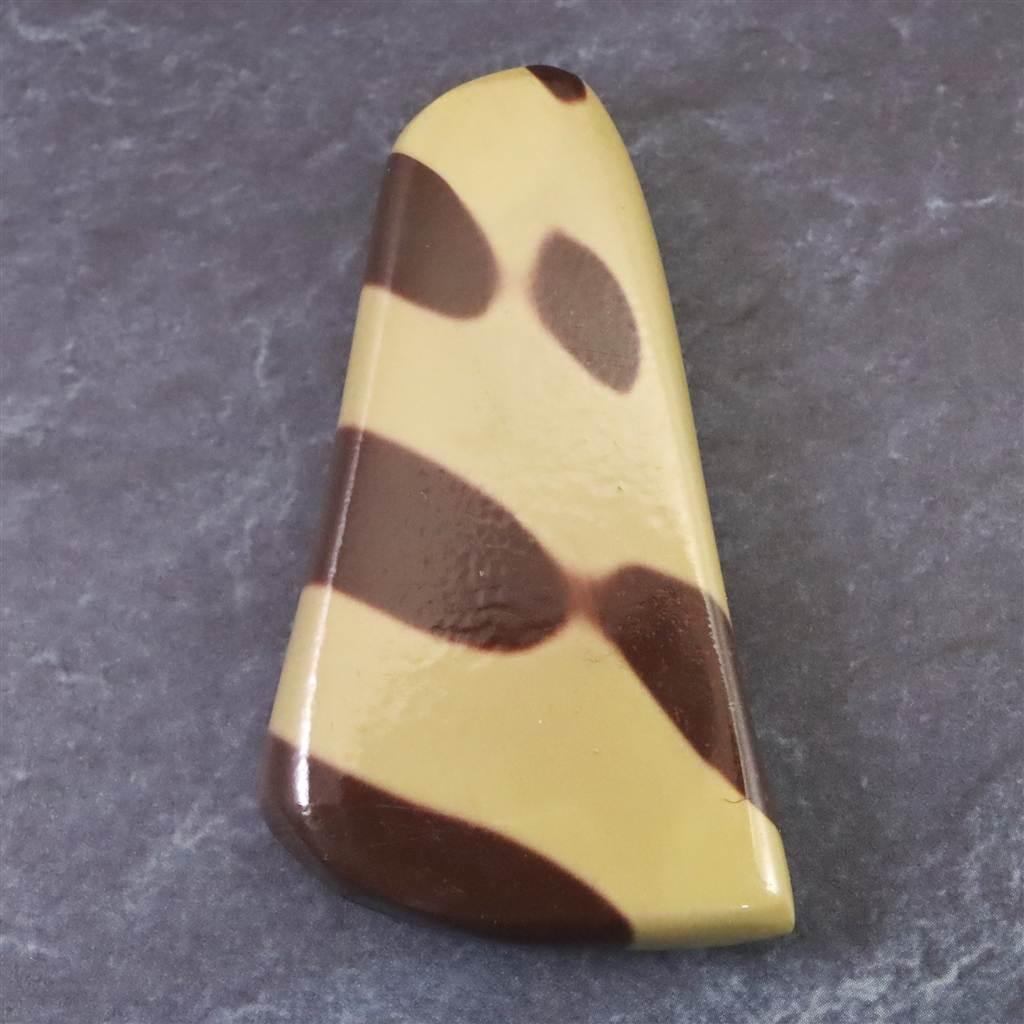 ゼブラストーン 52mmタンブル 21.4g #888651枚目の画像