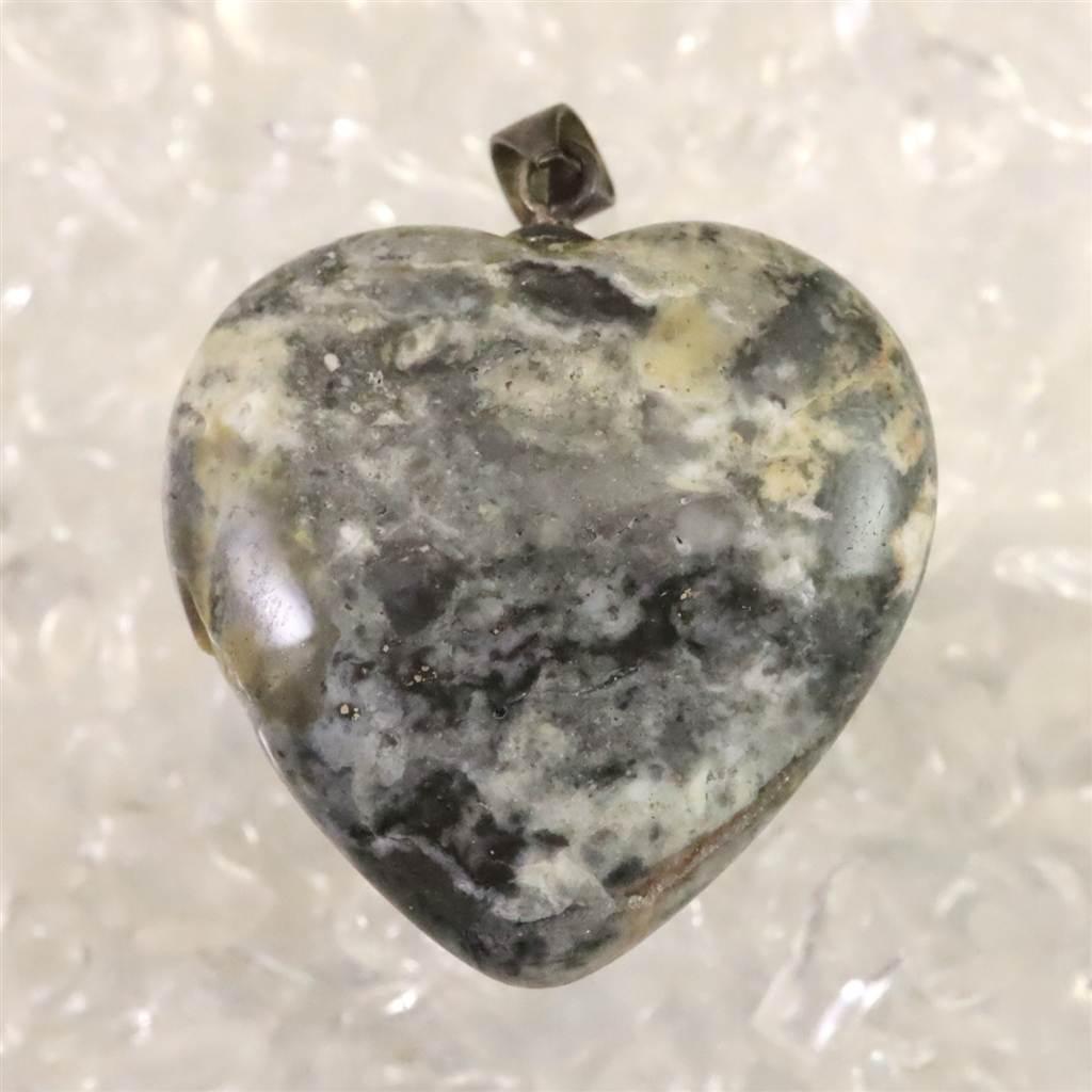 H&E社 リベレーションストーン 25mmハート ペンダント 7.2g #263771枚目の画像