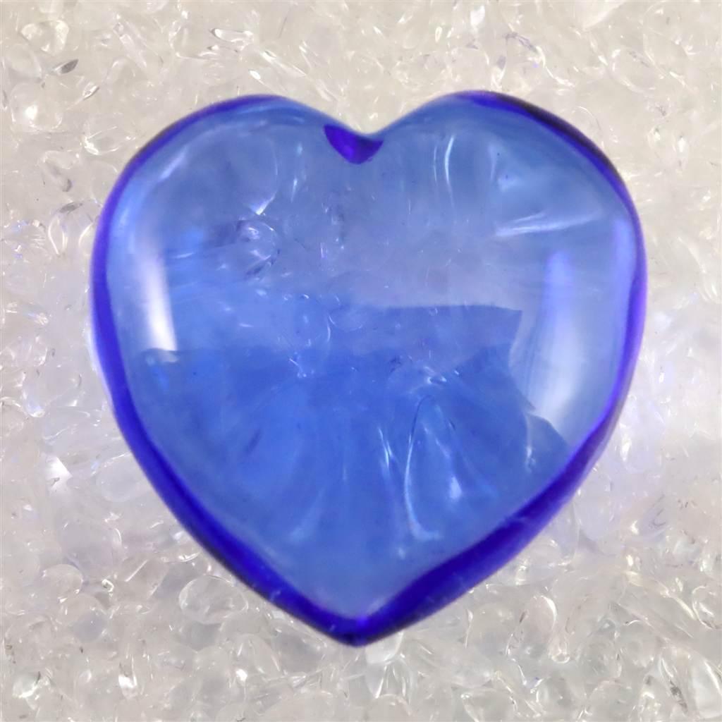H&E社 シベリアンブルークォーツ 40mm ハート 36.1g #862691枚目の画像